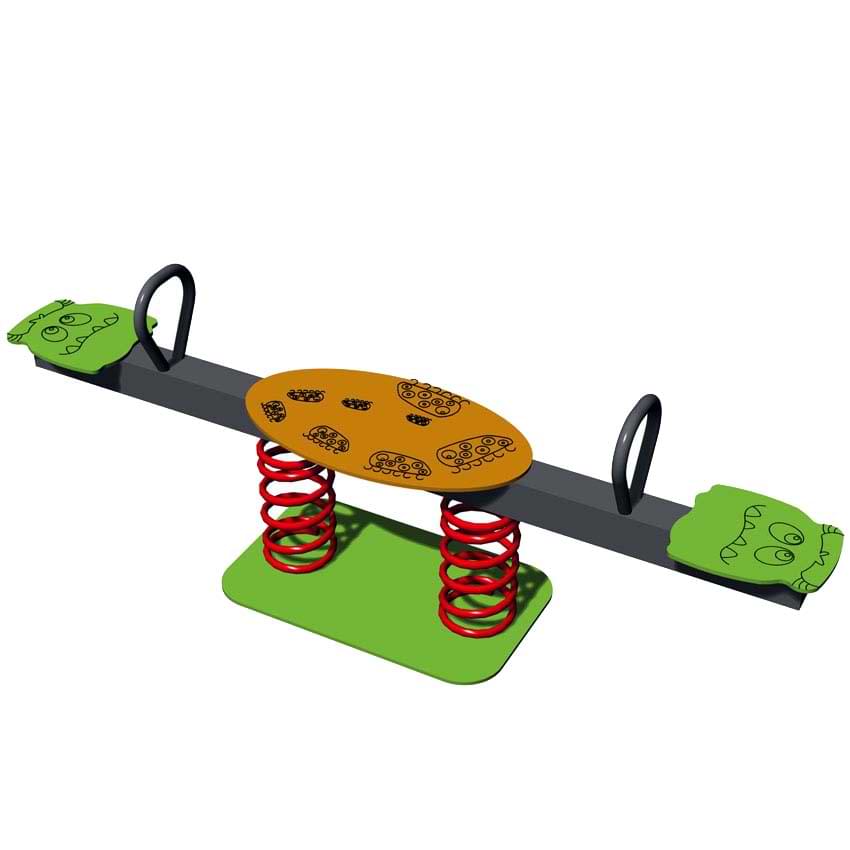 Balançoire à ressort 2 m - Modèle Petits Monstres