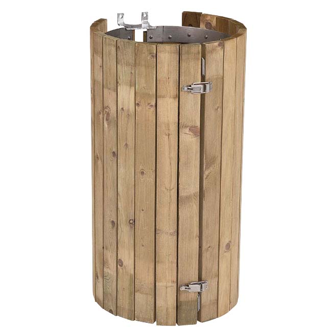 Entourage collecteur sac bois autoclave