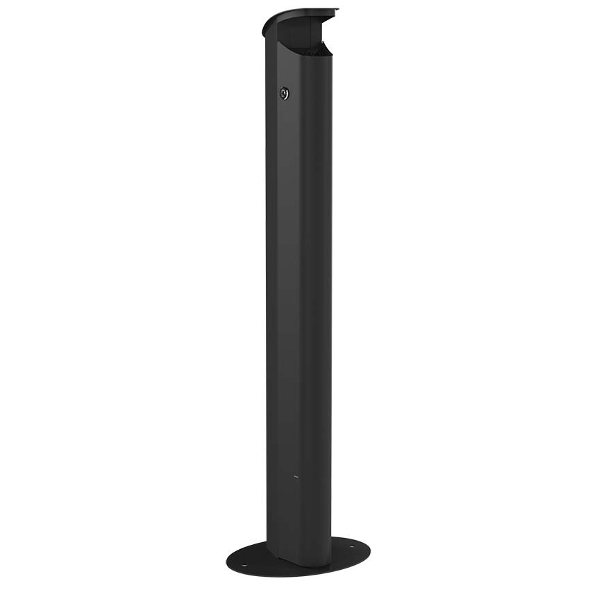 Cendrier sur pied design 2,5L - Gris manganèse