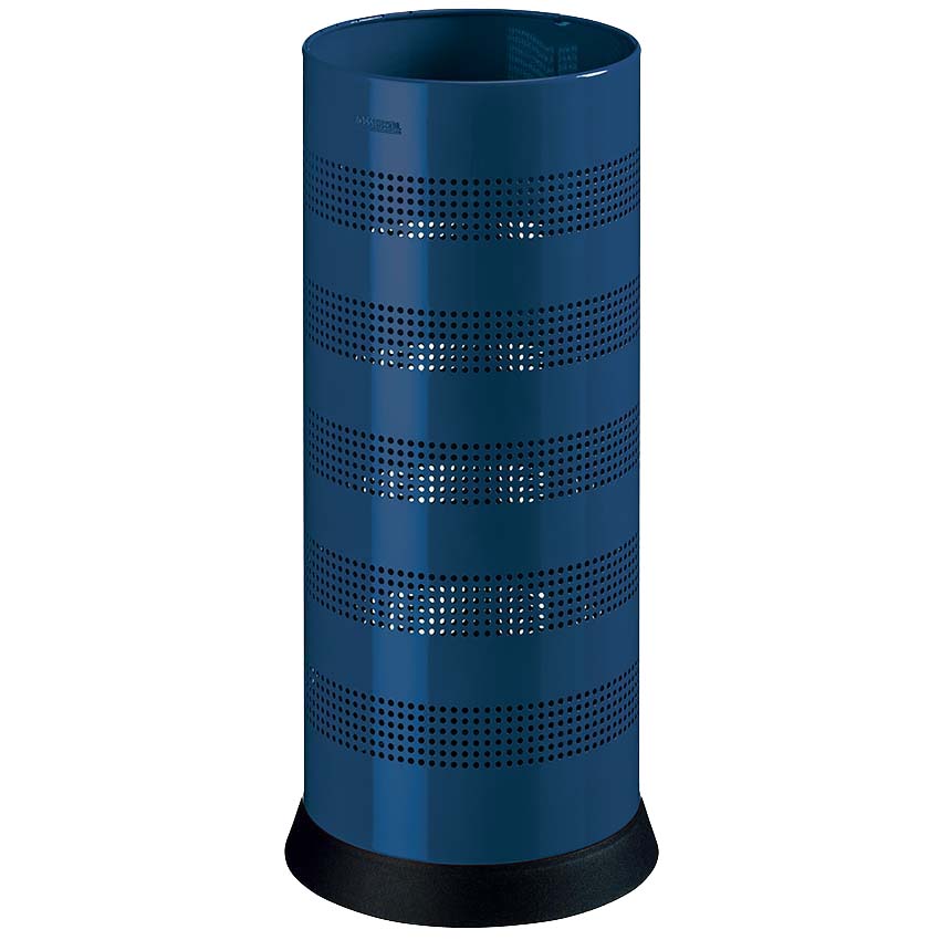 Porte-parapluie tôle perforée 28L - Bleu RAL 5001