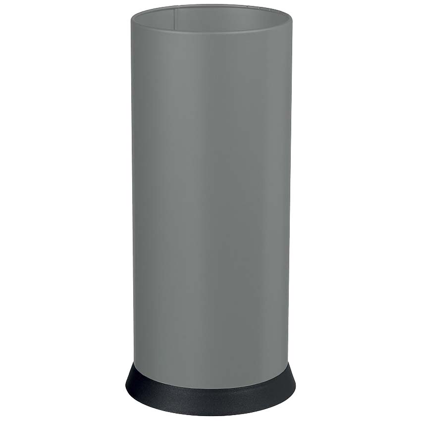 Porte-parapluie tôle pleine 28L - Gris métal RAL 9022