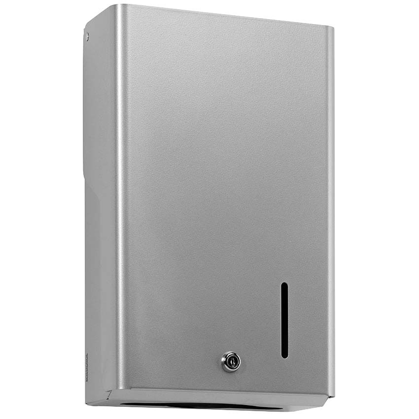 Distributeur essuie-mains 400 feuilles - Gris métal RAL 9006