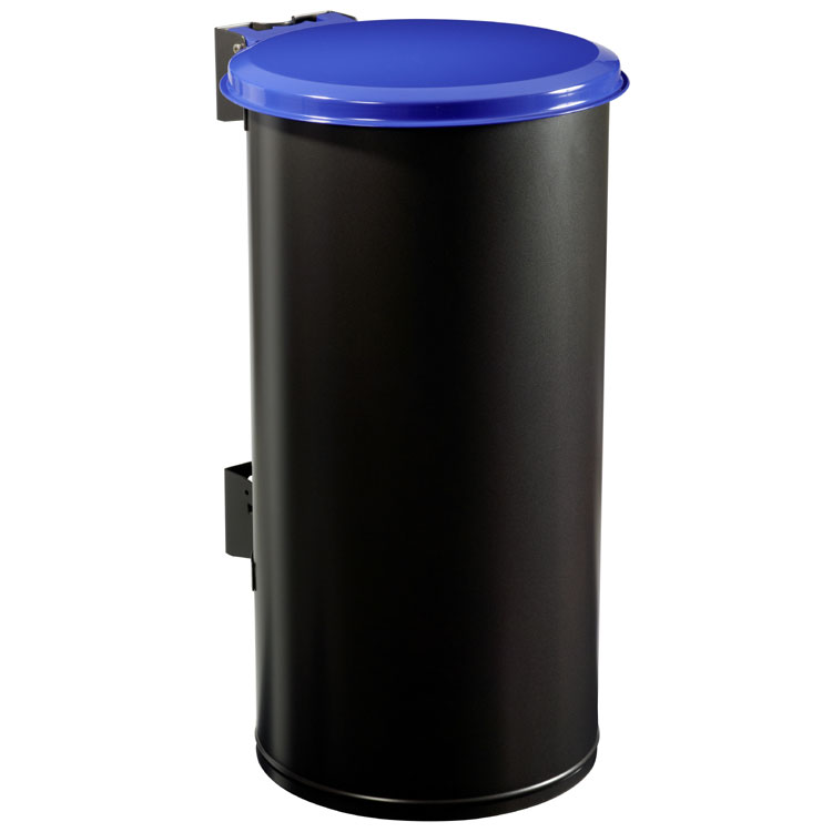 Poubelle TUBO 80L - Couvercle rouge