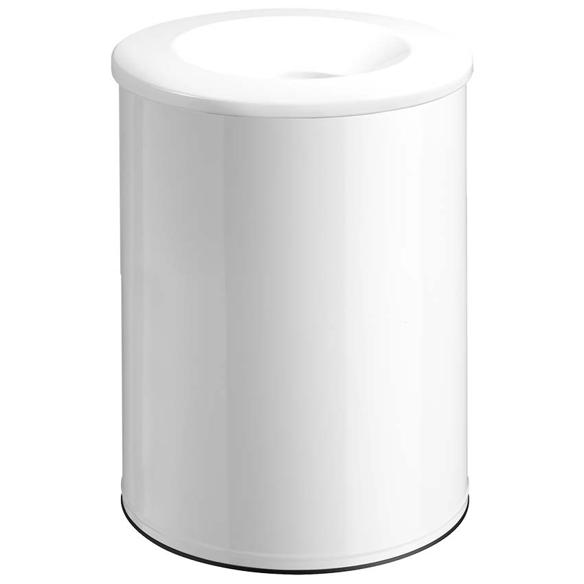 Corbeille à papiers antifeu - Gris RAL 9022