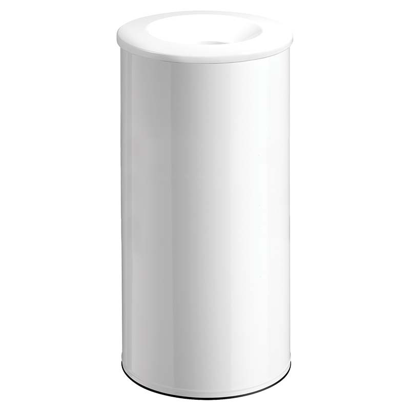 Poubelle anti-feu Néo 50L - Blanc RAL 9016