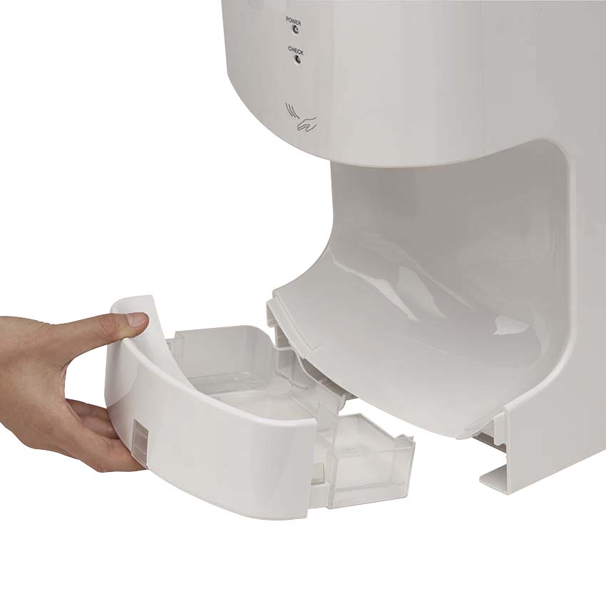 Sèche-mains horizontal - Gris métallisé