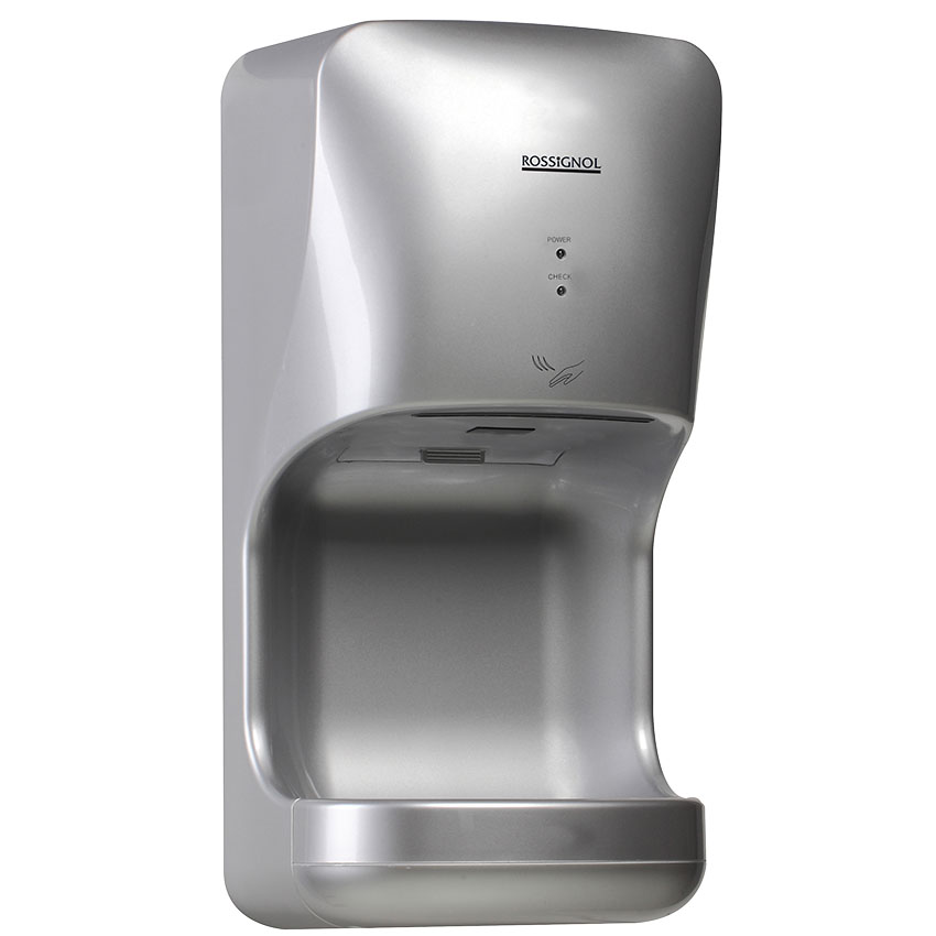 Sèche-mains automatique horizontal 1400W - Gris métallisé