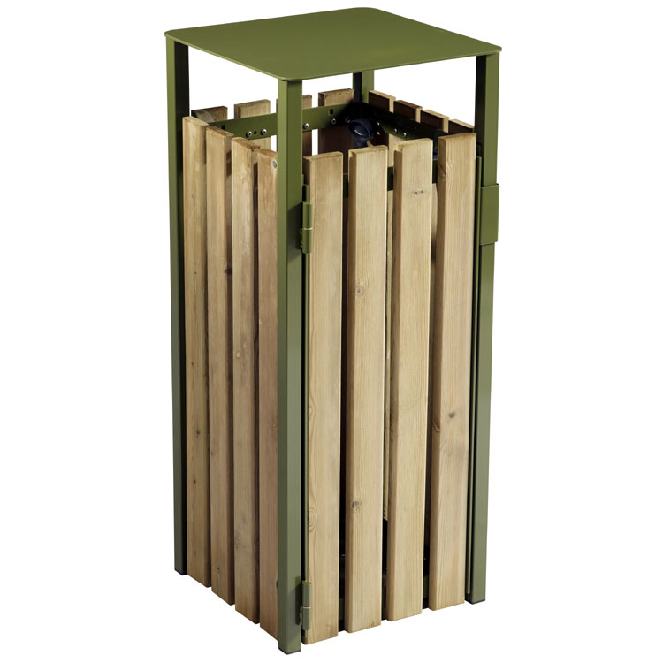 Corbeille 110L - Vert RAL 6005