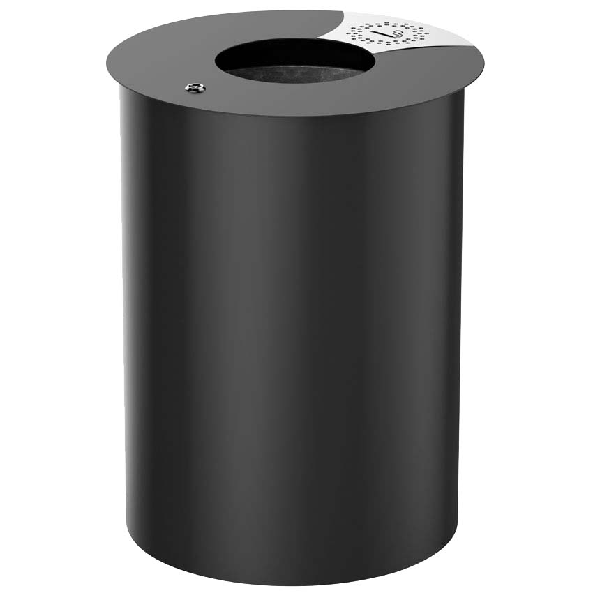 Poubelle extérieure Urbis 60L - Gris manganèse