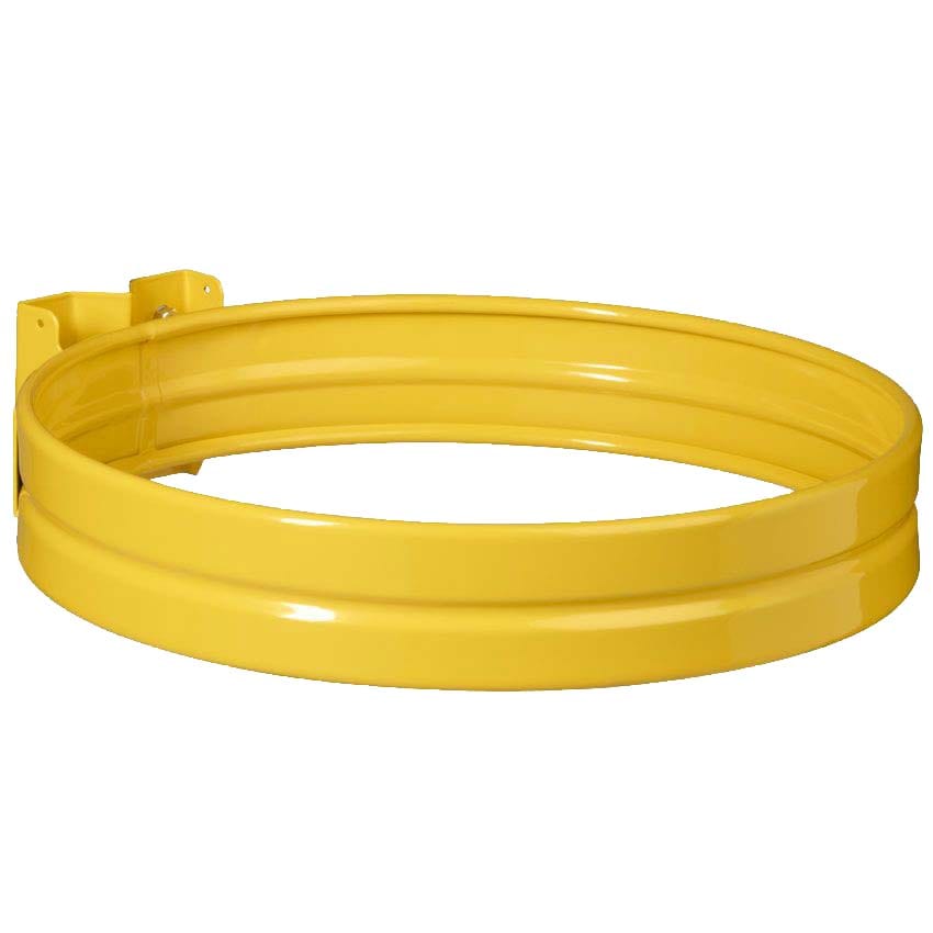 Collecteur porte-sac mural extérieur - Jaune RAL 1021