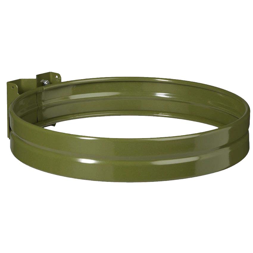 Collecteur porte-sac mural extérieur - Vert olive RAL 6003