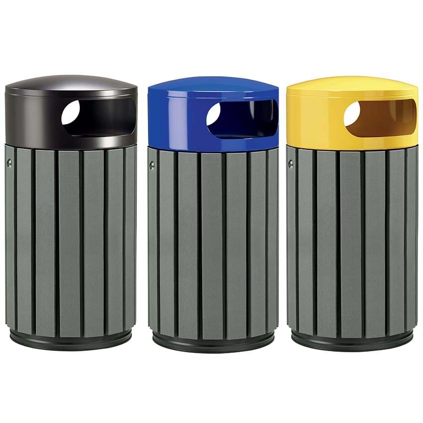 Poubelle 40L Lattes recyclées