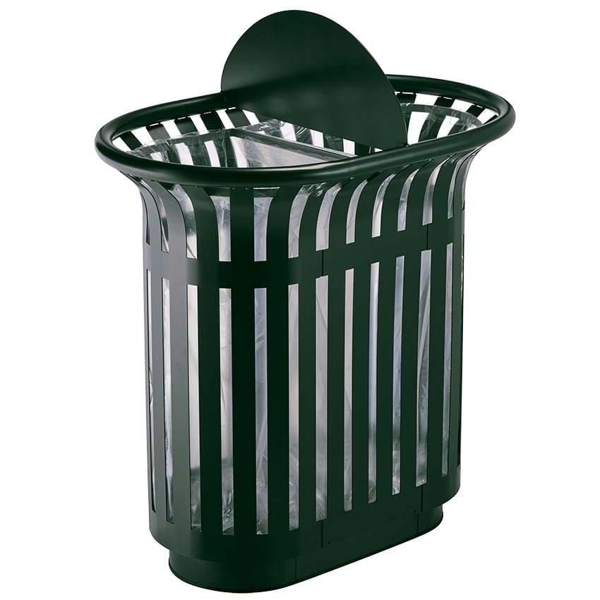 Corbeille tulipe tri-sélectif - Gris manganese