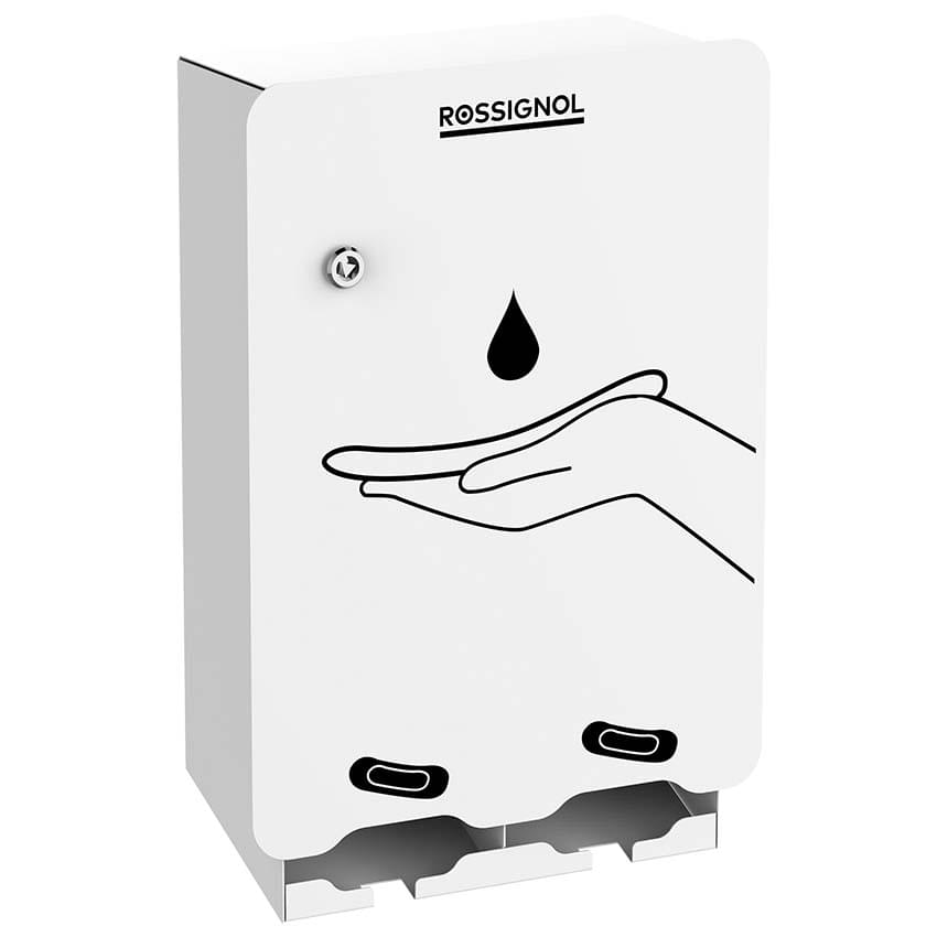 Distributeur protections périodiques - 2 compartiments