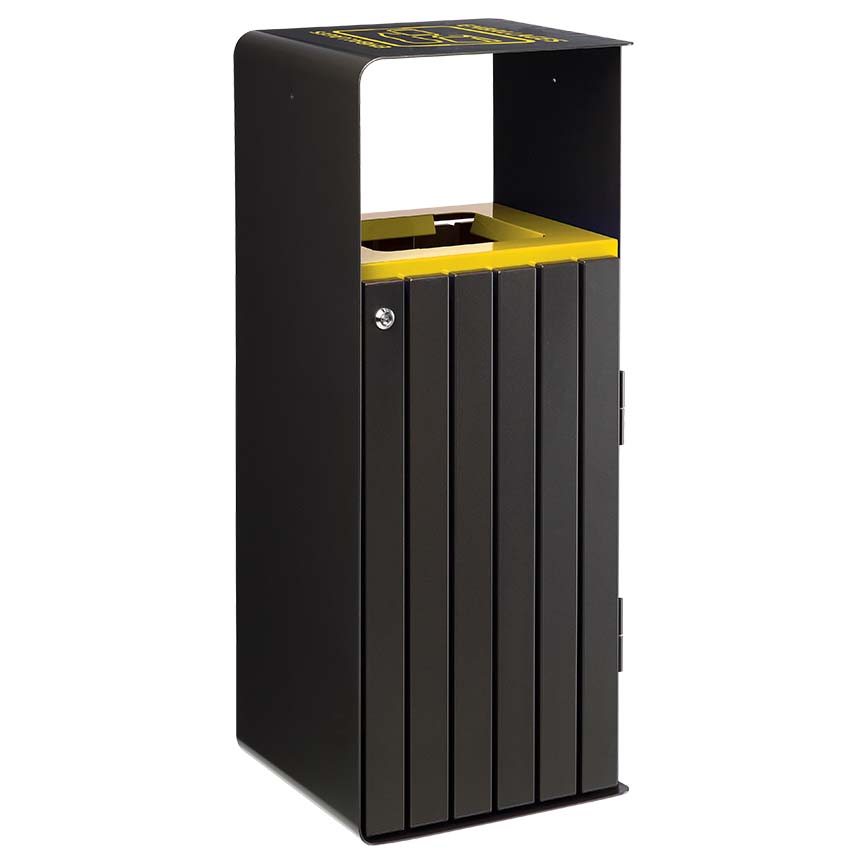 Corbeille Artri 110L - Jaune RAL 1021 / Tri emballages