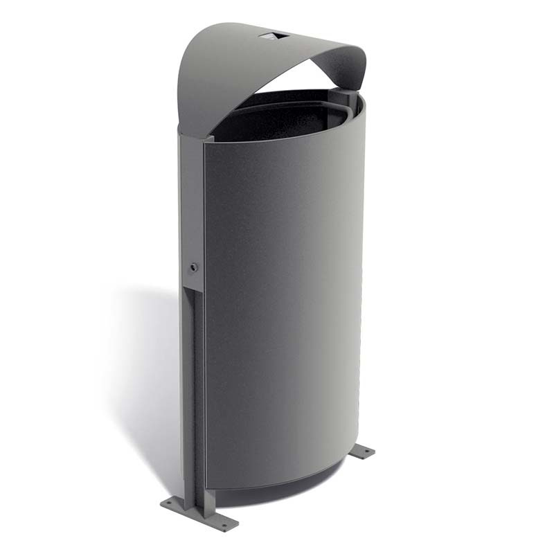 Corbeille de ville acier Villeneuve 100 litres