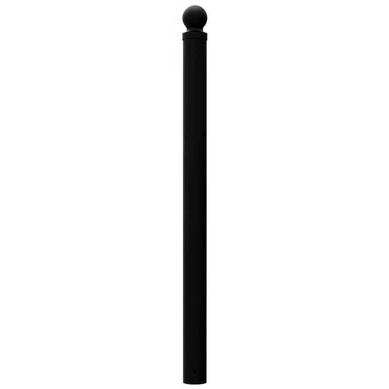 Potelet Boule Esquirol - D. 76 X H. 1200 mm - Noir RAL 9005