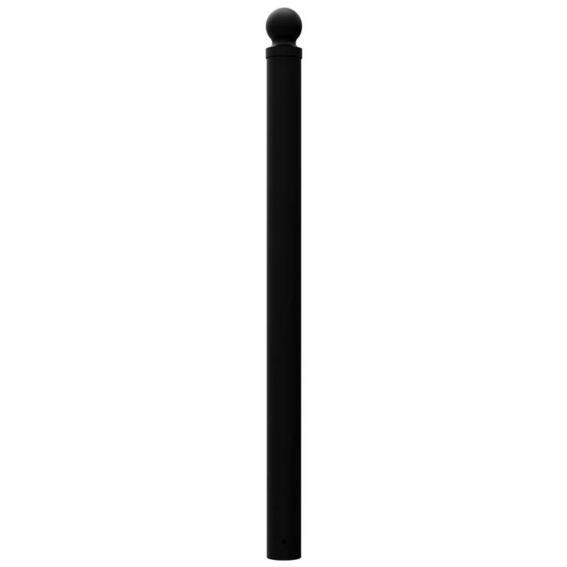 Potelet Boule Esquirol - D. 76 X H. 1200 mm - Noir RAL 9005