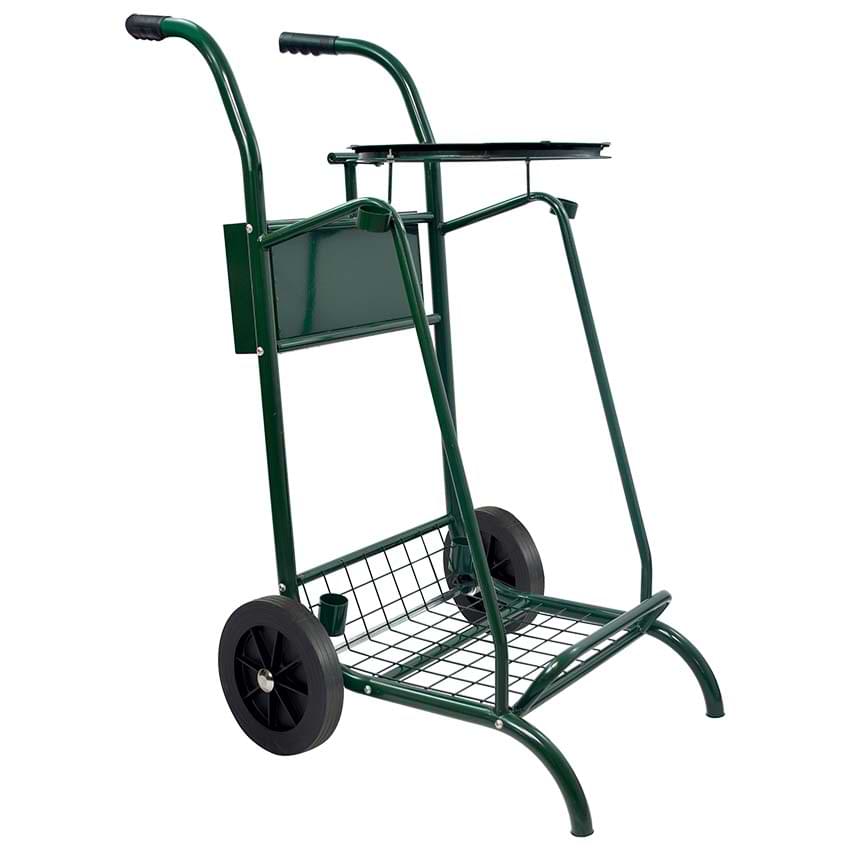 Chariot de voirie sans couvercle - Roues pleines caoutchouc