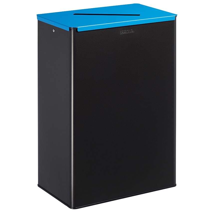 Poubelle tri-sélectif 60L - Couvercle Bleu RAL 5015
