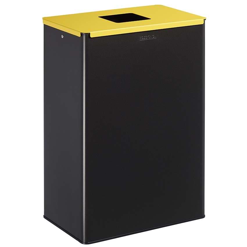 Poubelle tri-sélectif 60L - Couvercle Jaune RAL 1021