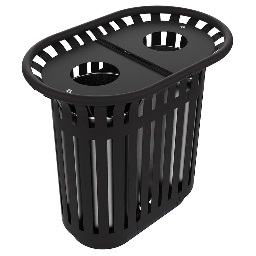 Poubelle tulipe tri-sélectif 80L avec option stickers