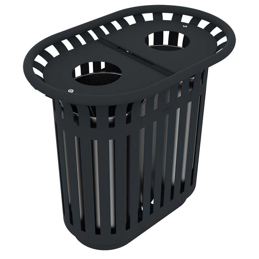 Poubelle tulipe tri-sélectif 80L avec option stickers