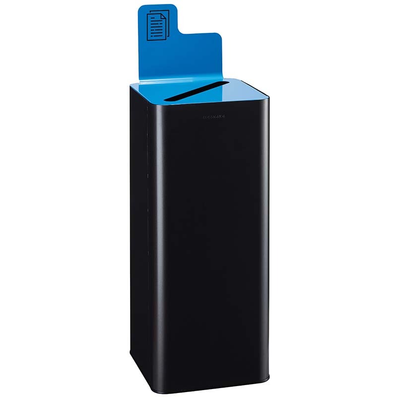 Poubelle tri-sélectif 60L - Bleu RAL 5015 / Papier