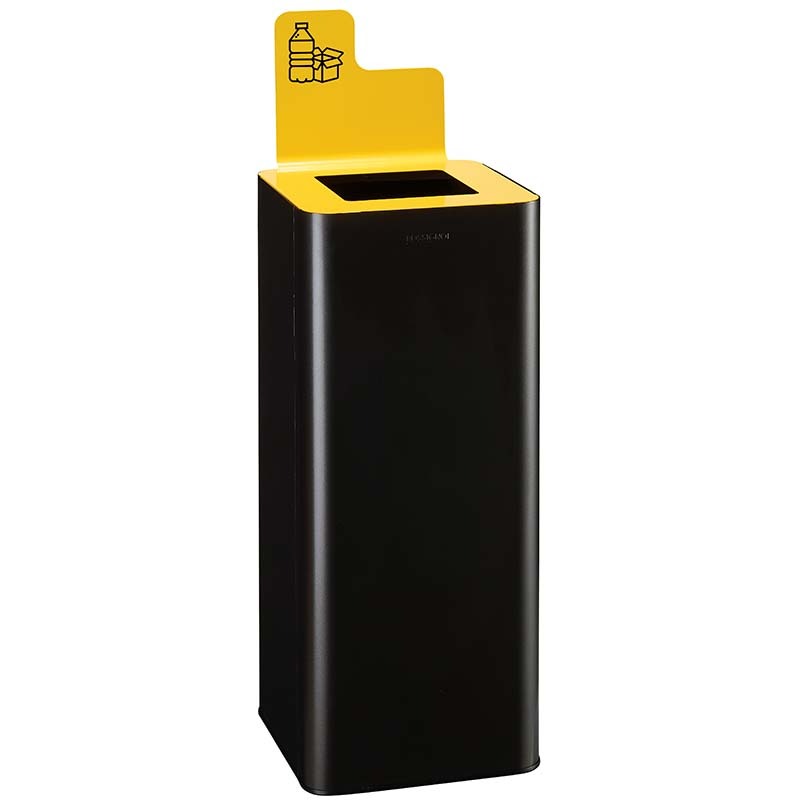 Poubelle tri-sélectif 60L - Jaune RAL 1021 / Emballages