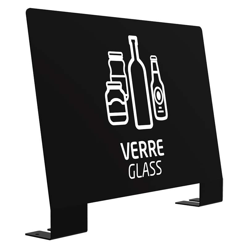 Plaque signalétique Alitri - Verre
