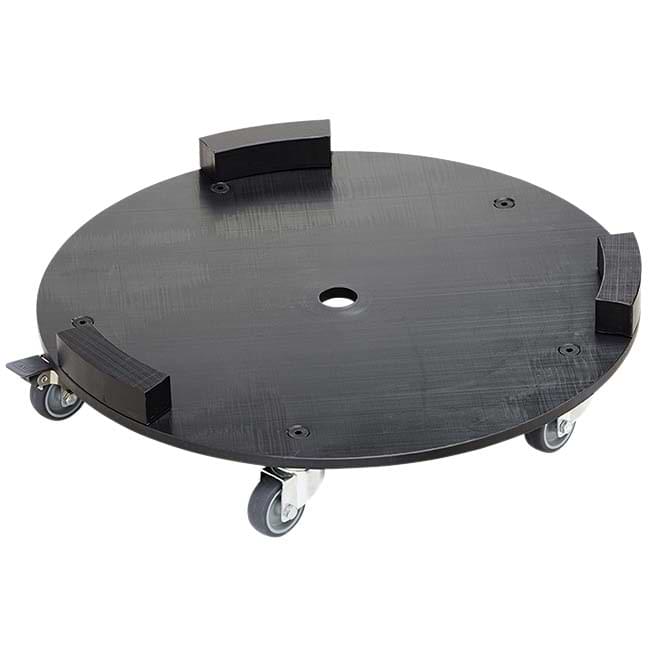 Socle à roulettes collecteur Pratik 100L - Noir