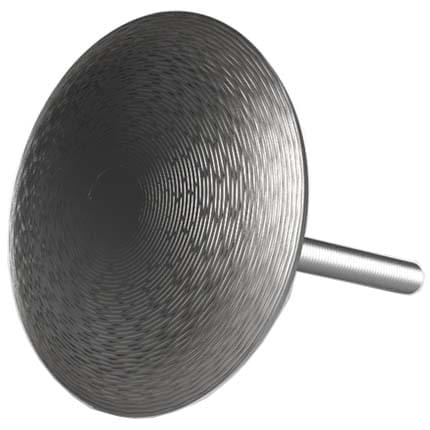 Clou urbain inox strié - D. 120 mm