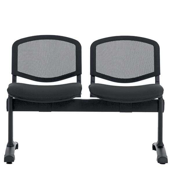 Sièges sur poutre tissu et dossier résille - 4 places