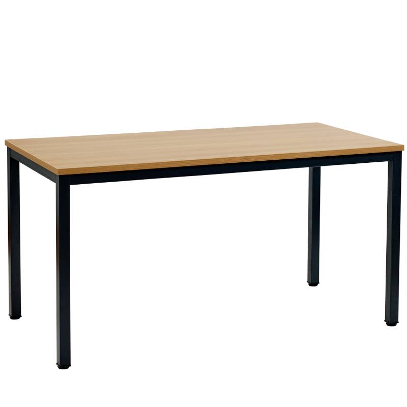 Table polyvalente Eco-line - Plateau chêne clair - 160 X 80 cm
