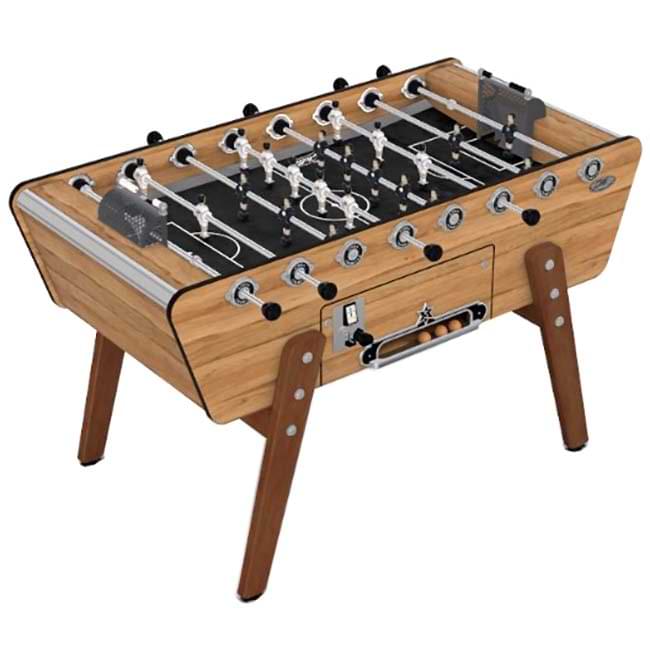 Baby Foot Champion Outdoor à monnayeur - Chêne