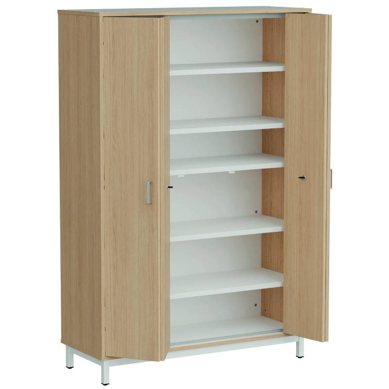 Armoire rangement 2 portes pliantes - H. 1800 X L. 1200 X P. 470 mm