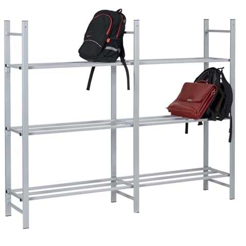 Rack porte cartables - H. 1400 X L. 1750 X P. 385 mm
