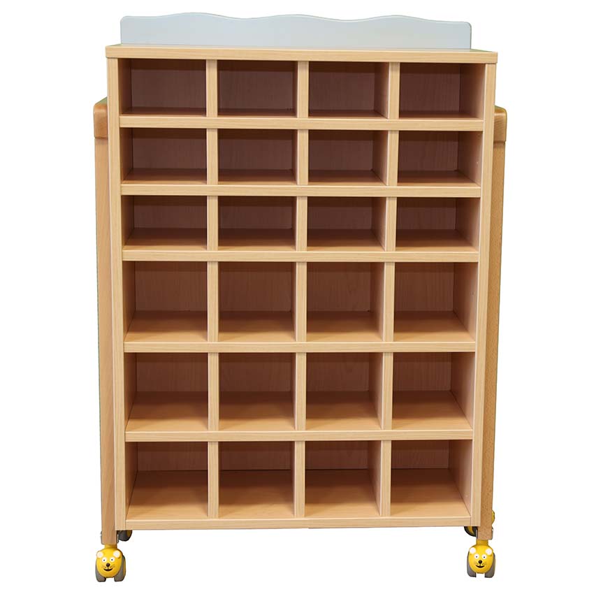 Meuble range-doudou - Finition verni naturel