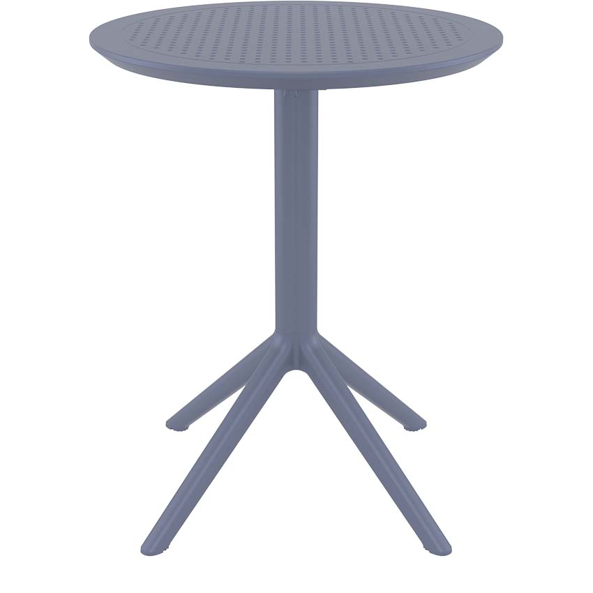 Table ronde bistrot - Noir