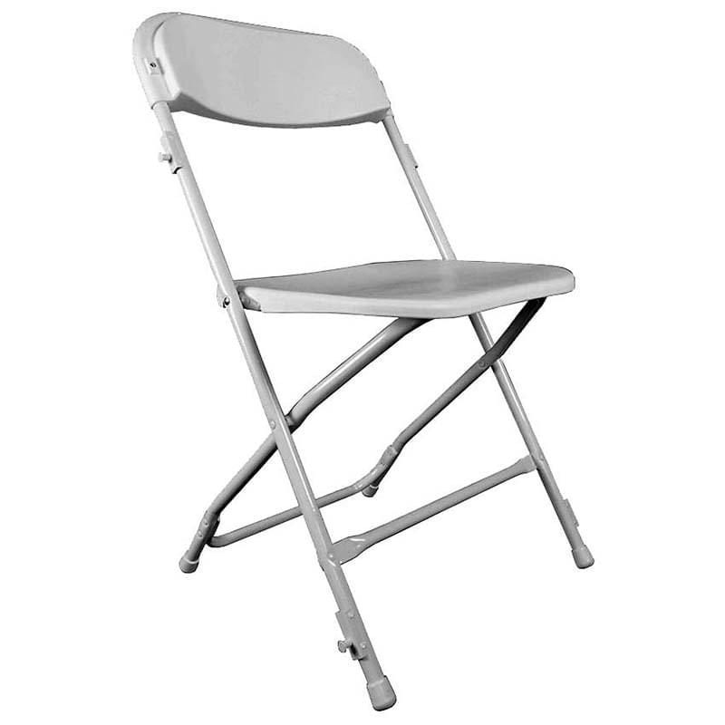 Chaise pliante Jet - Non feu M2 - Blanc