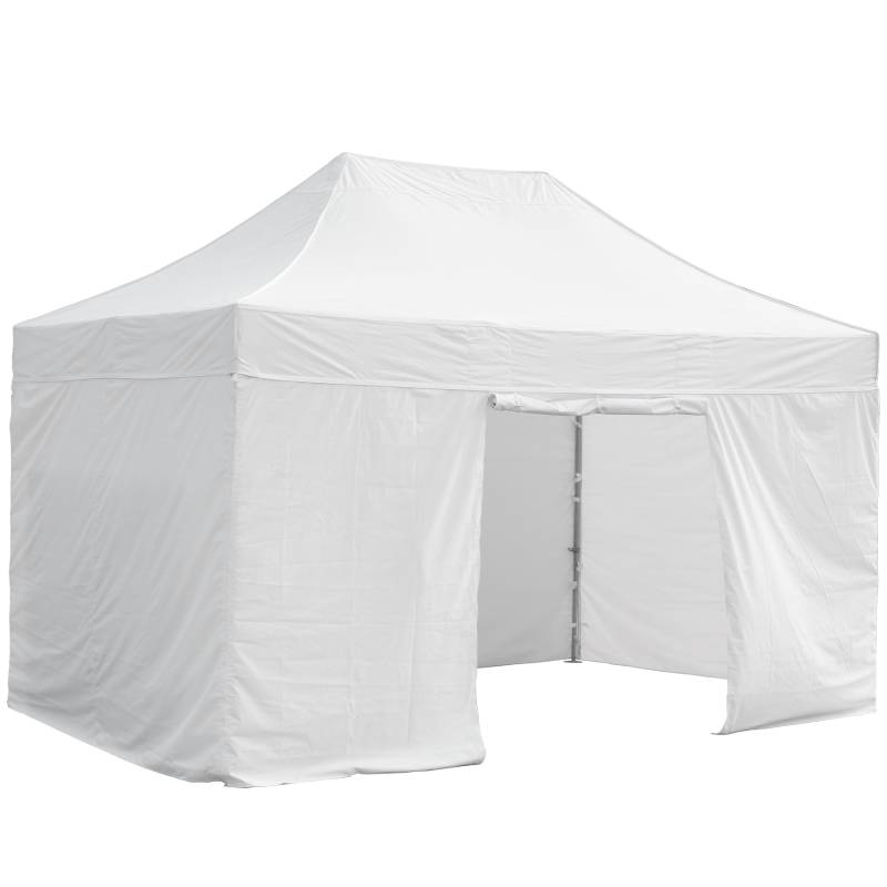 Tente réception pro aluminium pliante - 3 X 4,5 m