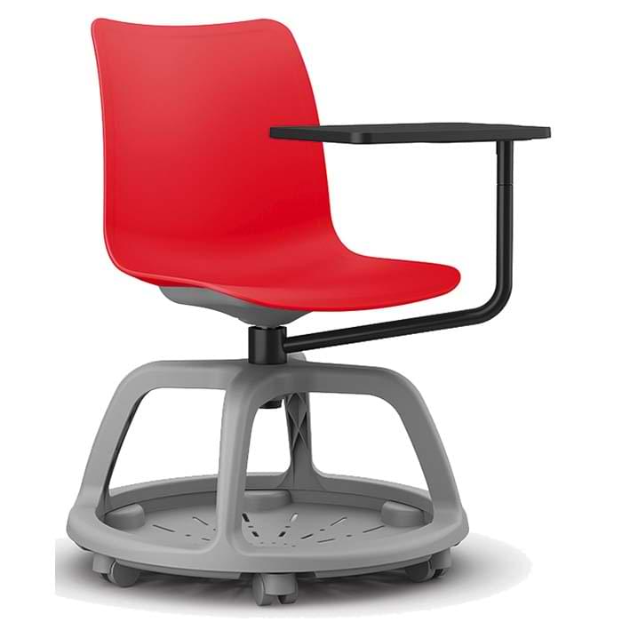 Chaise tournante Collège - Avec tablette
