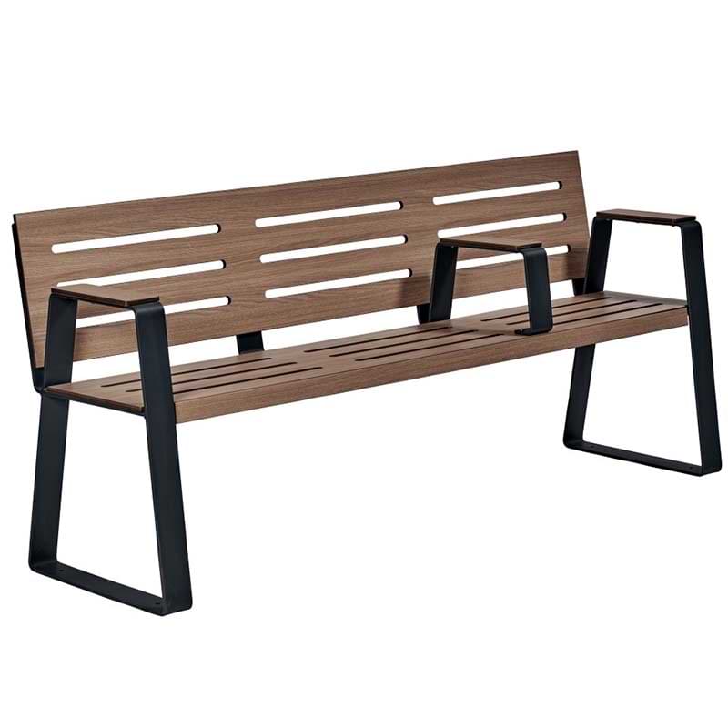 Banc senior Metz - Coloris Teck