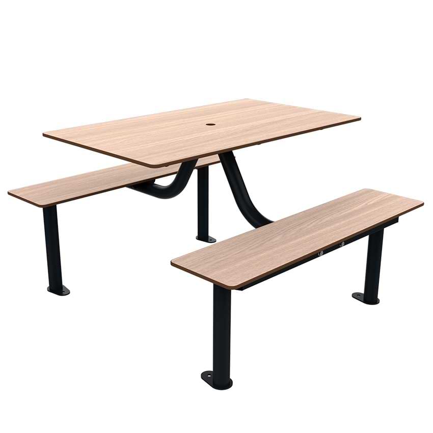 Table pique-nique Mika 4 places - Teck