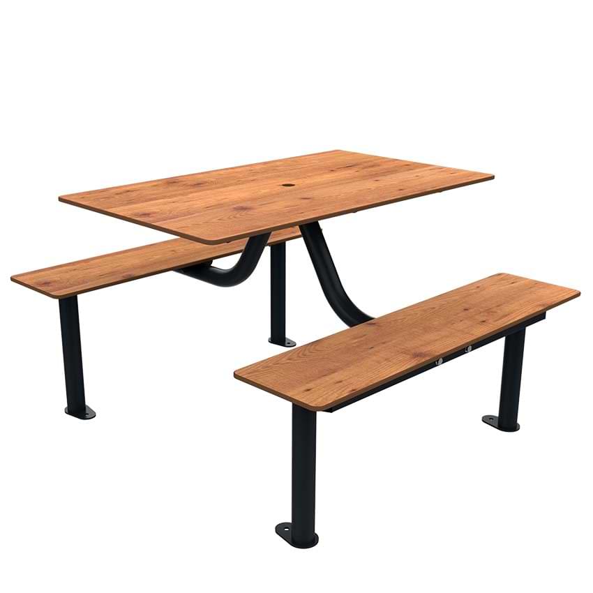 Table pique-nique Mika 4 places - Teck