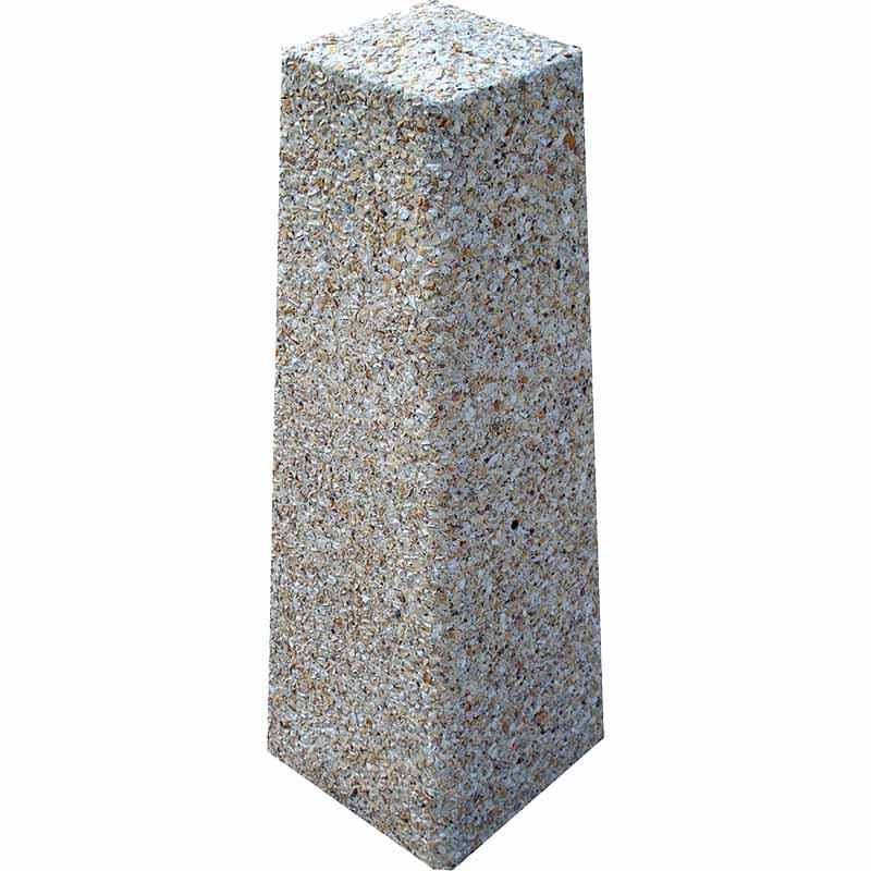 Borne béton anti-stationnement Pyramidale - Gravillons lavés