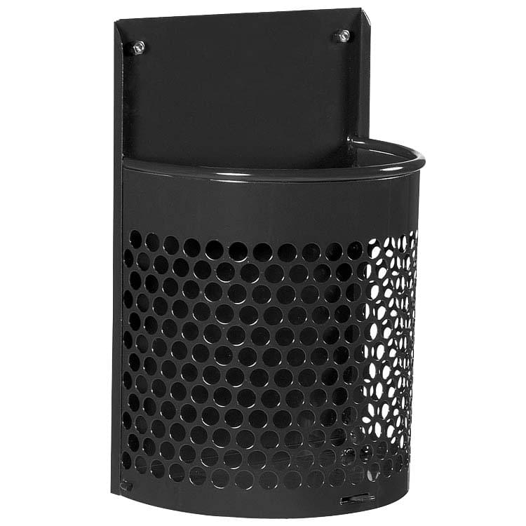 Corbeille murale Nîmes 30L - Noir RAL 9005