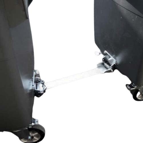 Attelage renforcé pour conteneur 4 roues