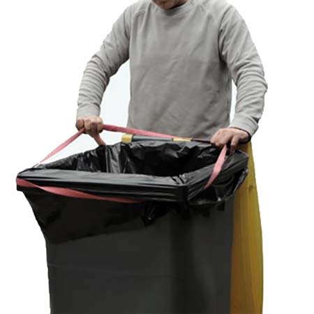 Housse conteneur 240L 20µ Noir - Carton de 200 housses  