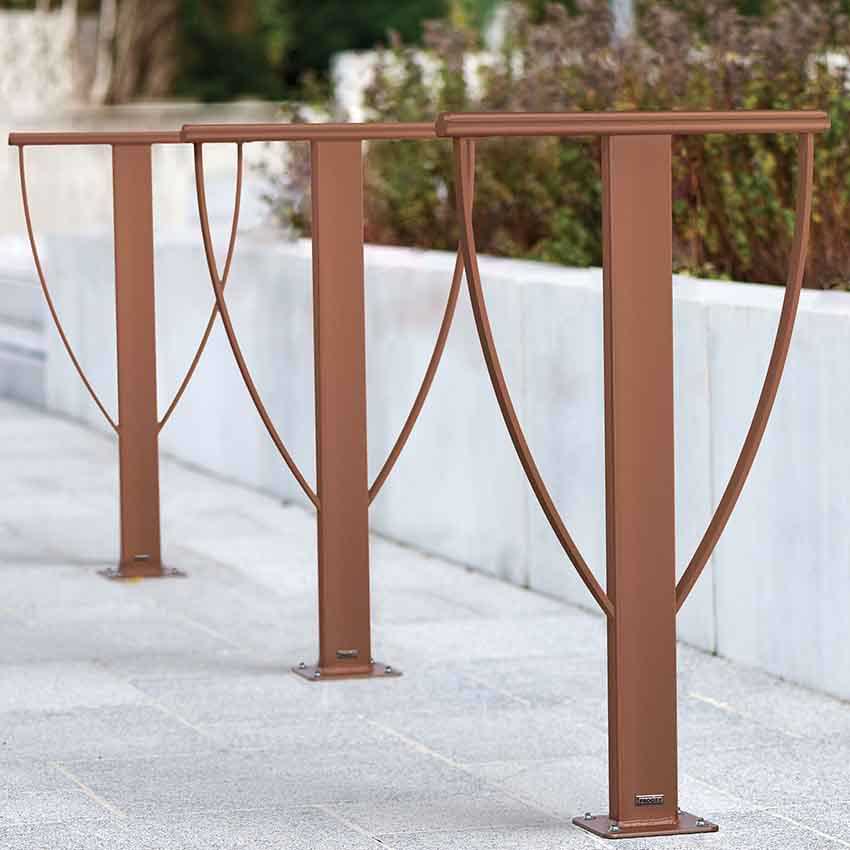 Appui vélo sécurité - A sceller - Finition RAL